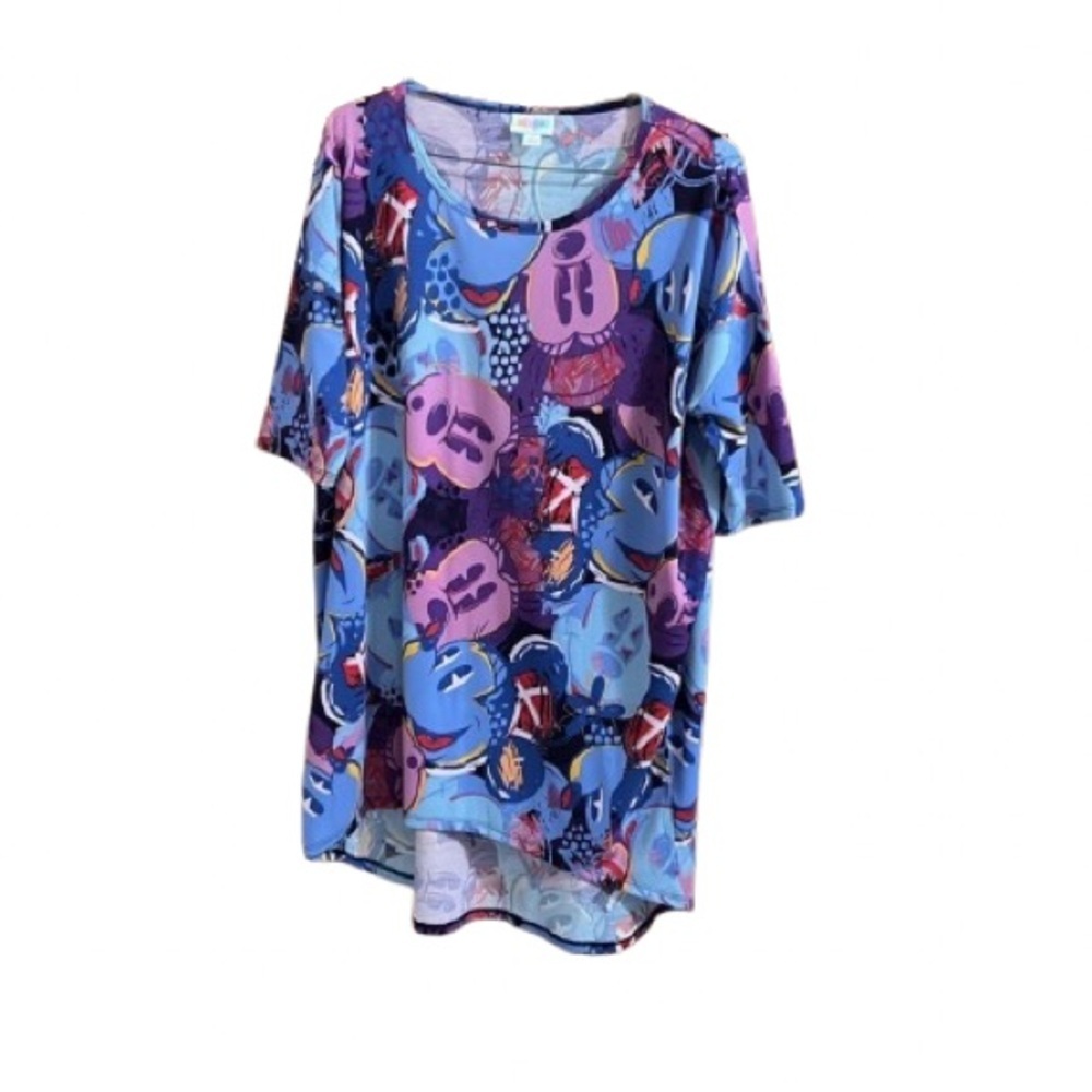 #147 LuLaRoe Disney Irma Small blue pink purple